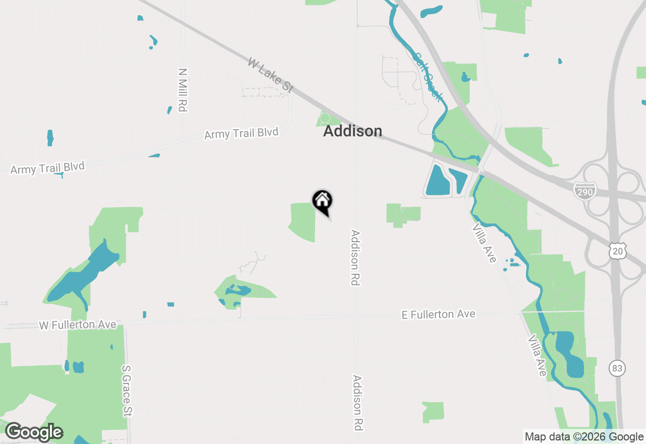 Map of 151 S Ruga Court, Addison, IL 60101