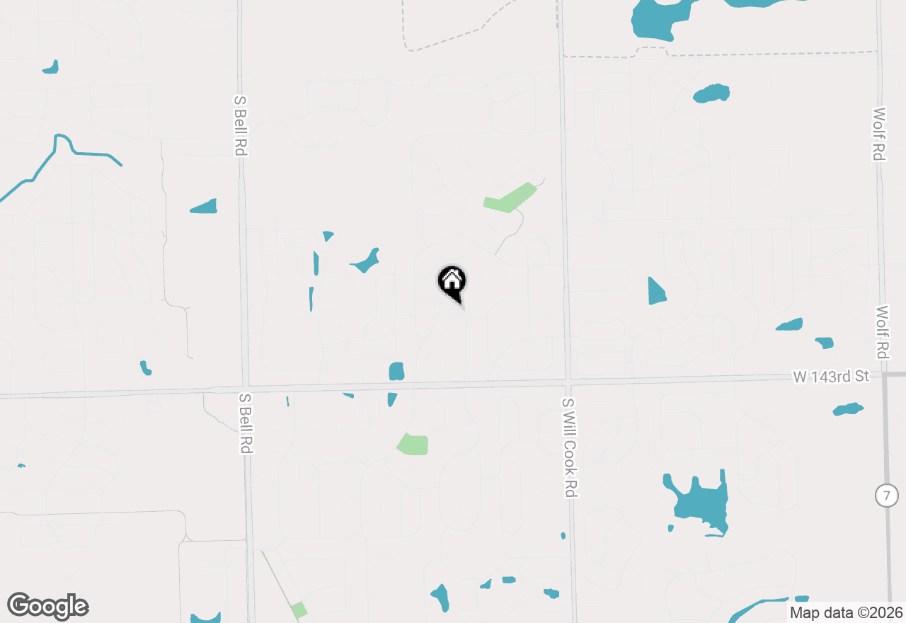 Map of 12251 Partridge Lane, Orland Park, IL 60467