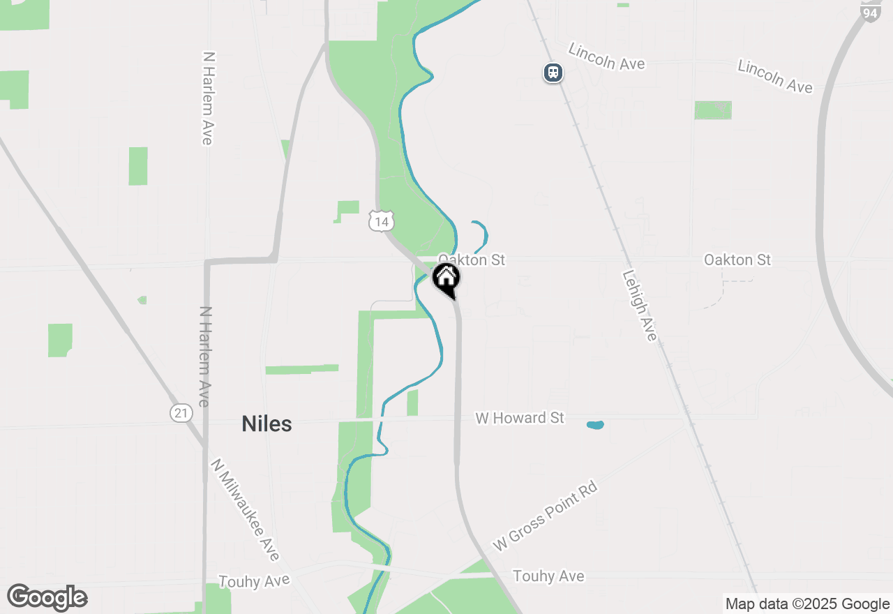 Map of 6660 W Wood River Drive #111A, Niles, IL 60714