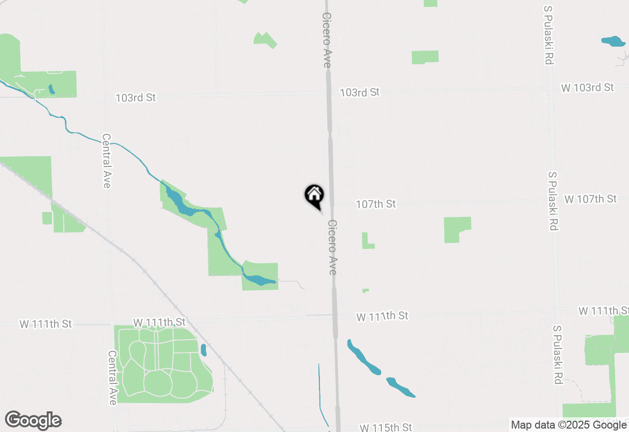 Map of 10716 Lacrosse Avenue, Oak Lawn, IL 60453