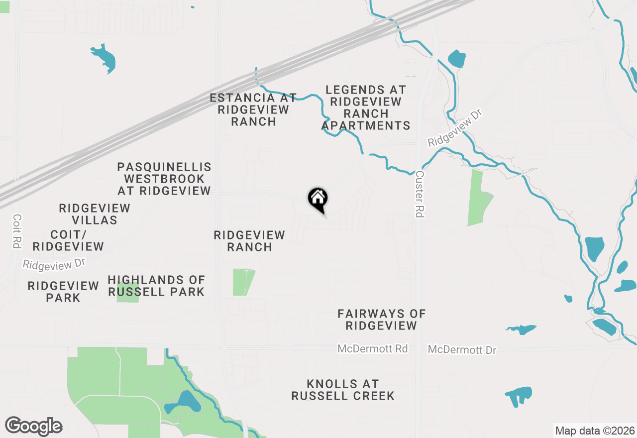 Map of 2604 Royal Birkdale Drive, Plano, TX 75025