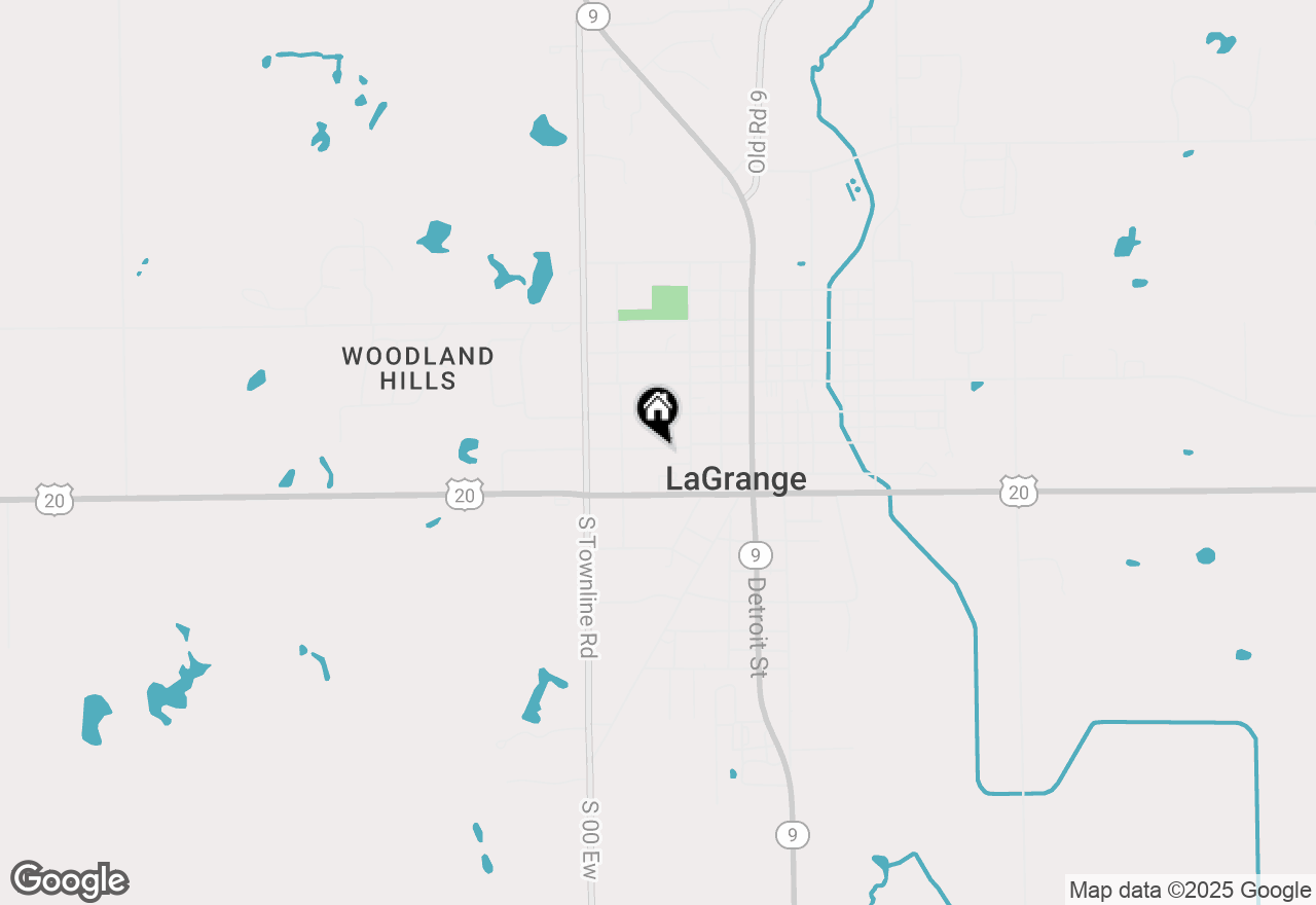 Map of 321 Grant Street, Lagrange, IN 46761