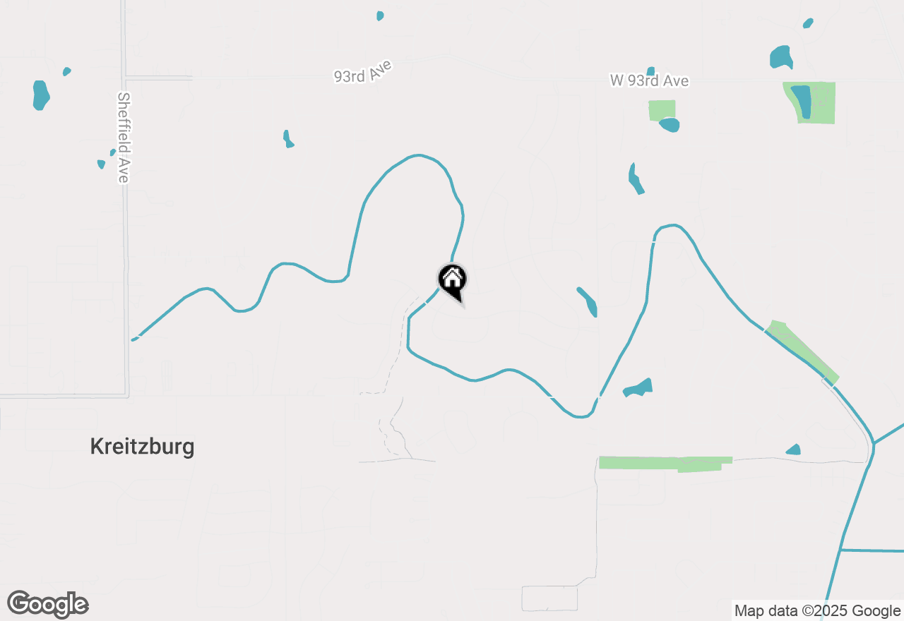 Map of 13438 Waterleaf Drive, St. John, IN 46373