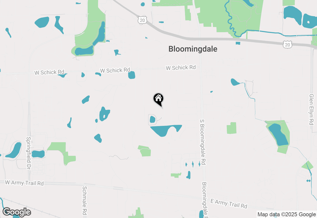 Map of 235 Longridge Drive, Bloomingdale, IL 60108