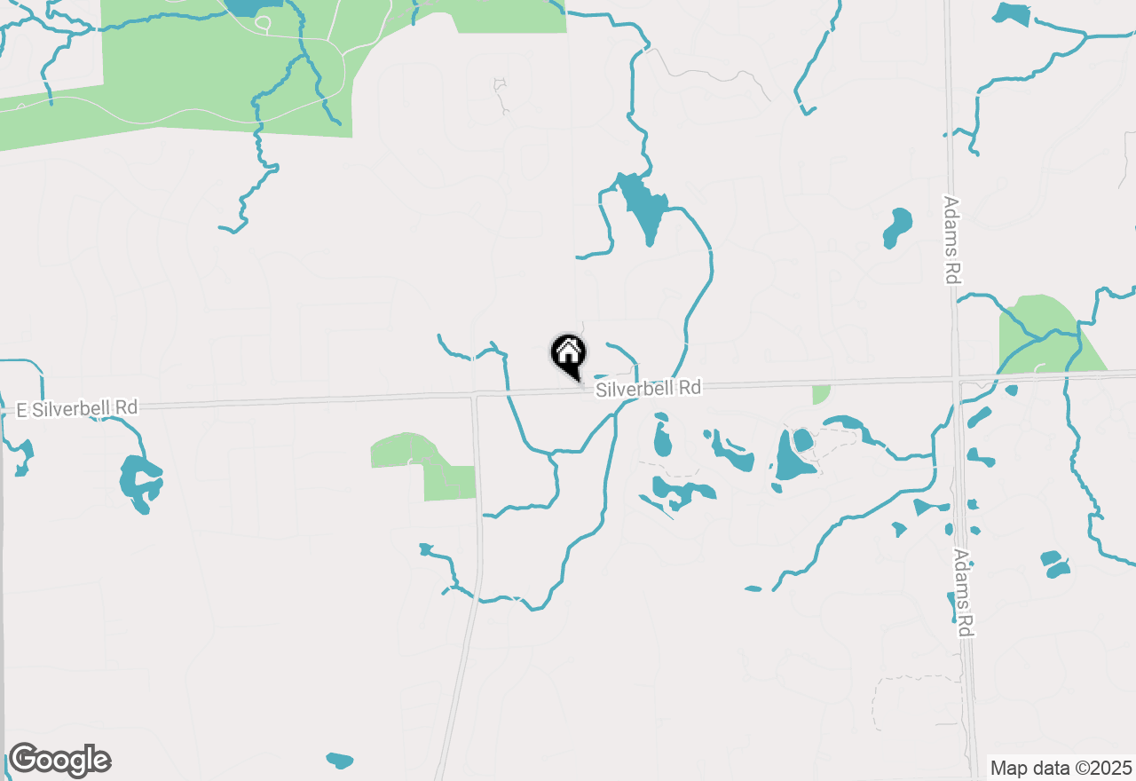 Map of 1475 E Silverbell Road, Lake Orion, MI 48360