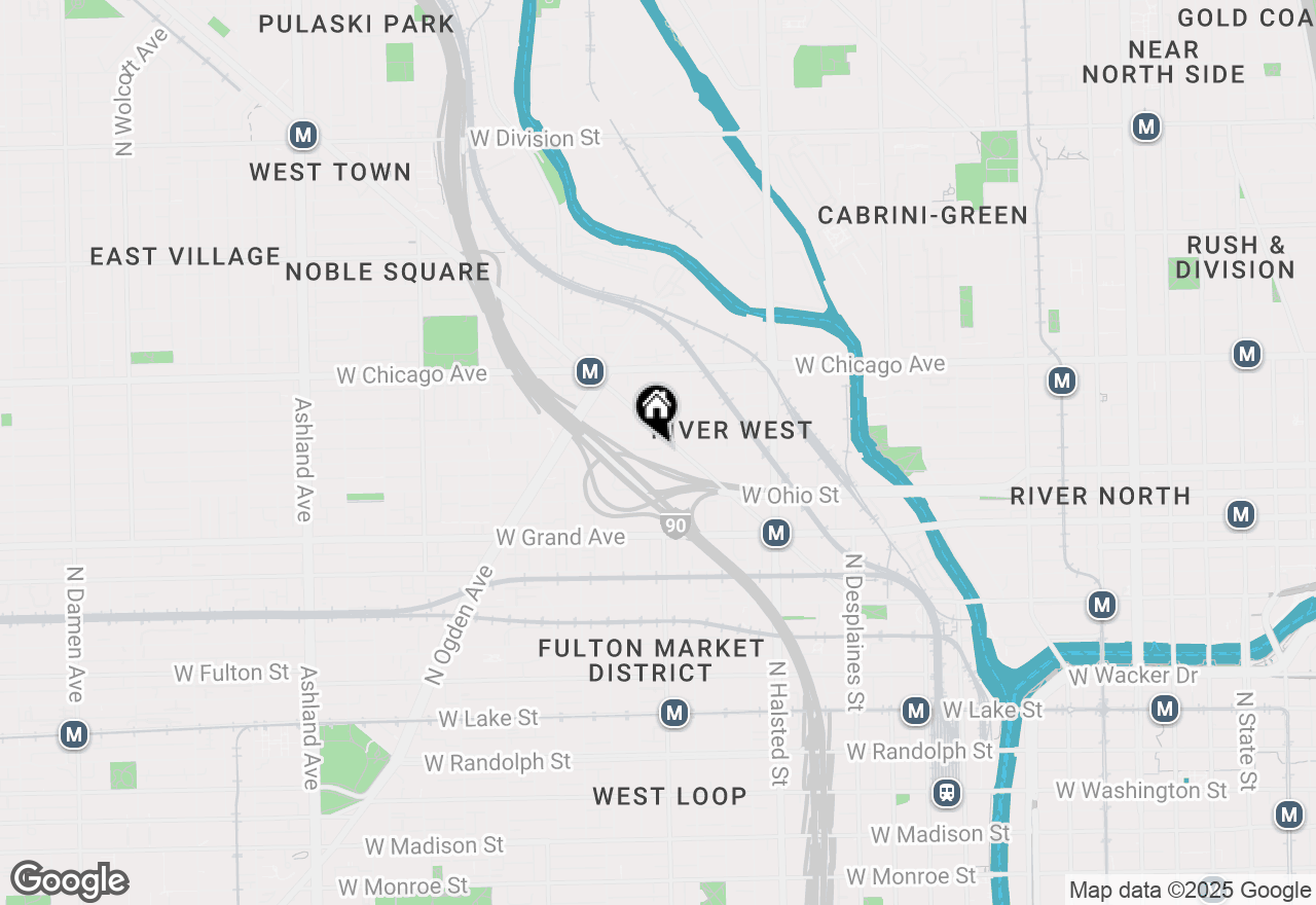 Map of 650 N Morgan Street #504, Chicago, IL 60642