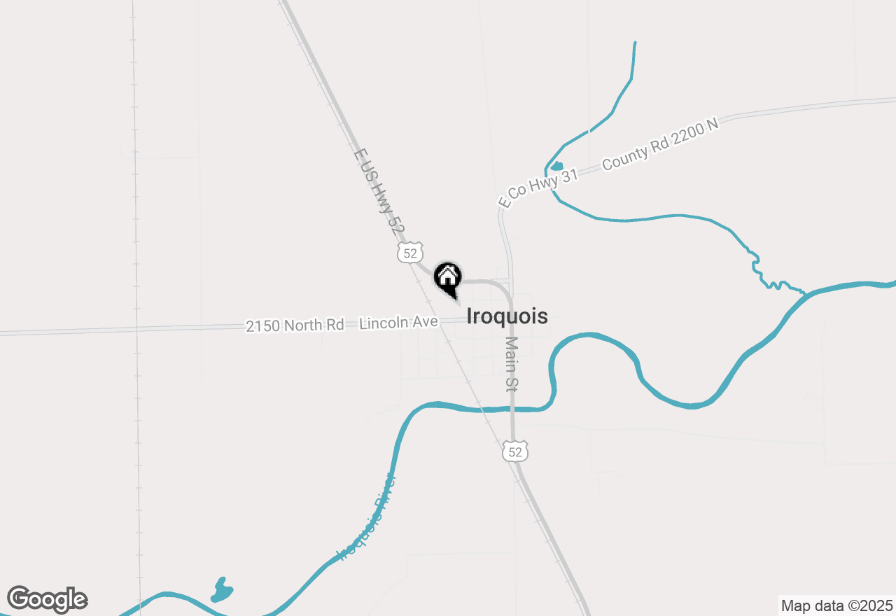 Map of 105 Lexington Street, Iroquois, IL 60945