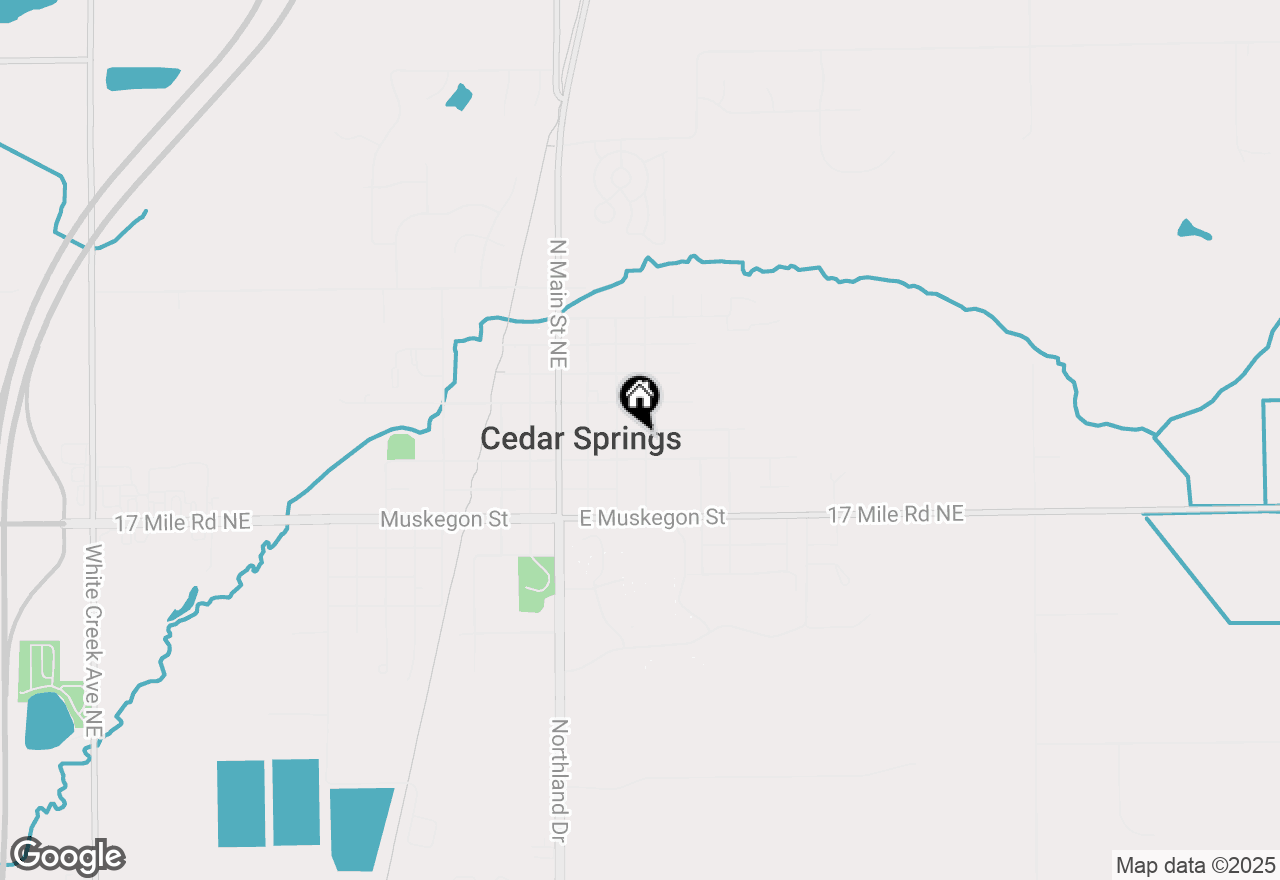 Map of 144 E Ash, Cedar Springs, MI 49319
