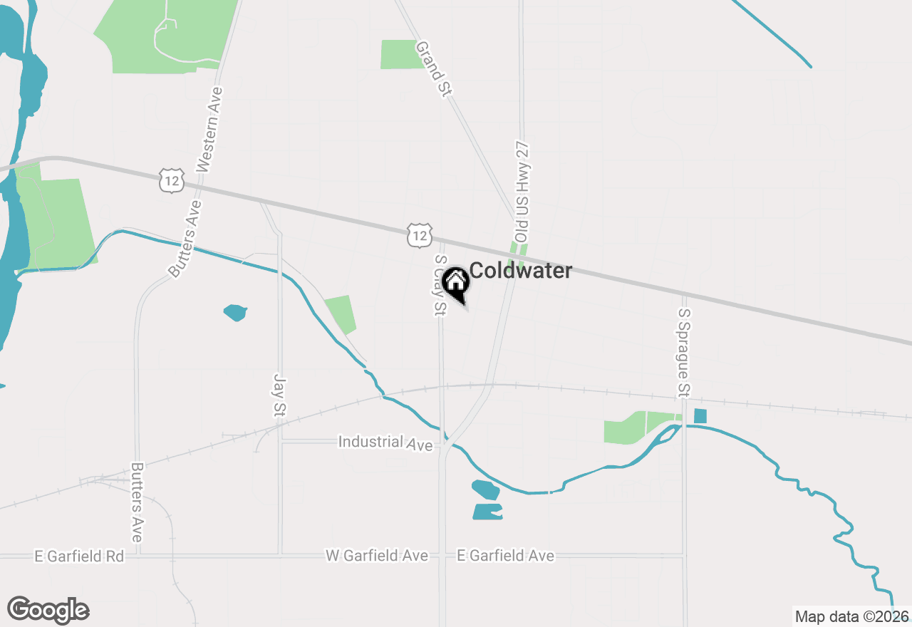 Map of 67 W Washington Street, Coldwater, MI 49036