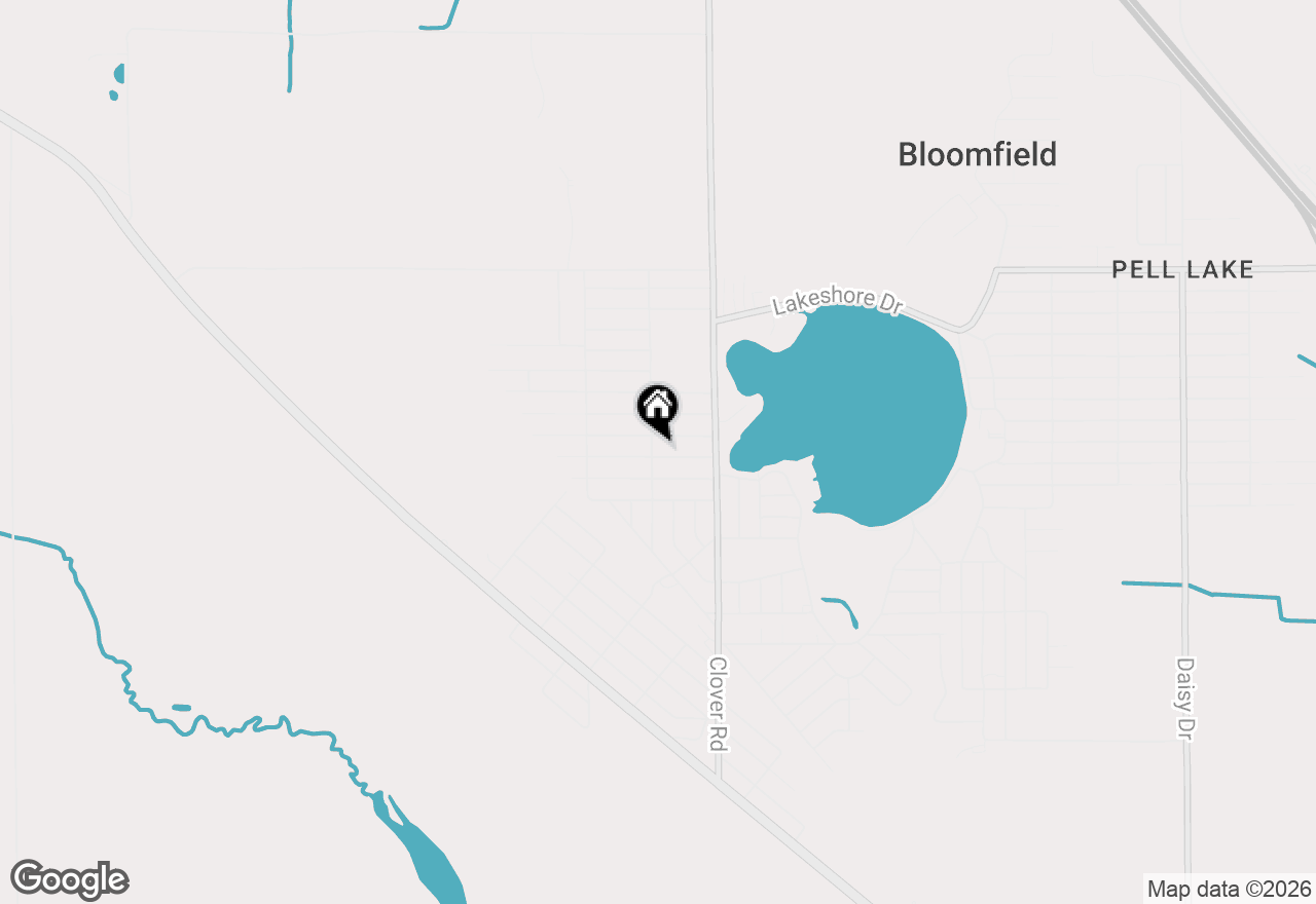 Map of W1350 Honeysuckle Rd, Genoa City, WI 53128