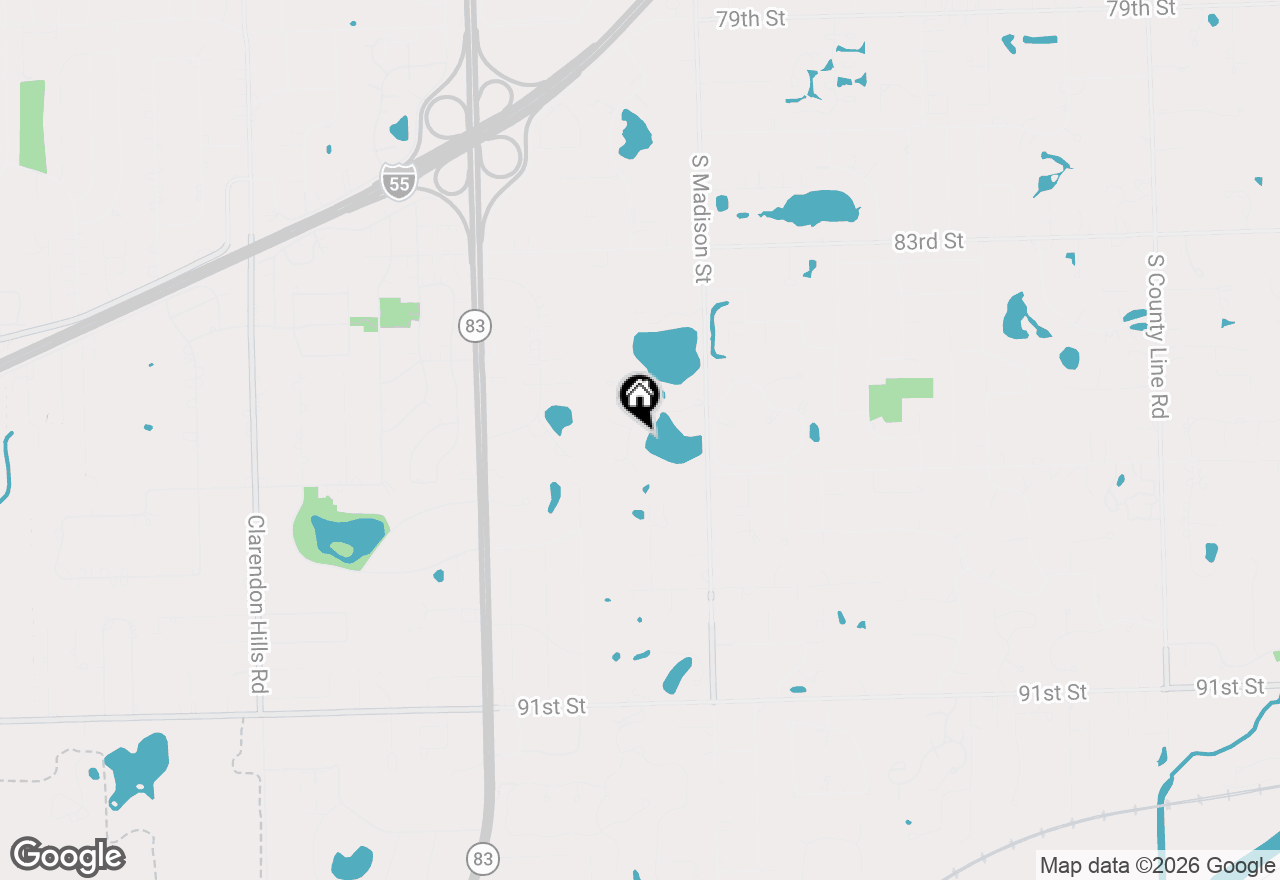 Map of 8625 Timber Ridge Drive, Burr Ridge, IL 60527