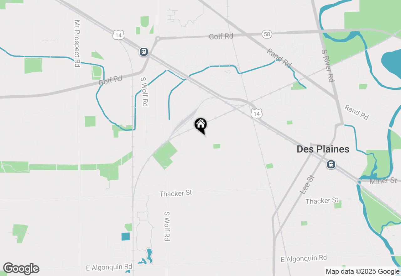 Map of 514 S 4th Avenue, Des Plaines, IL 60016