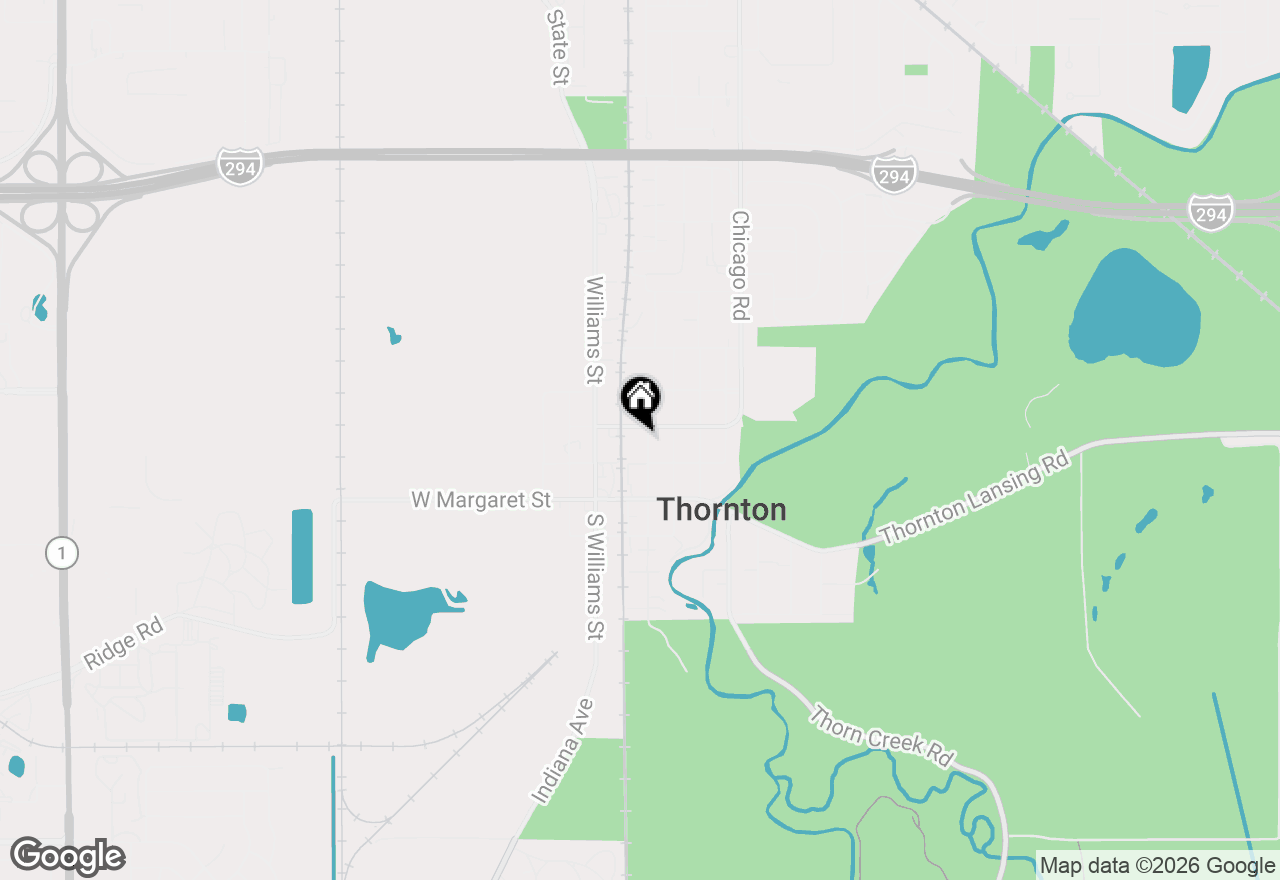 Map of 214 N Hunter Street, Thornton, IL 60476