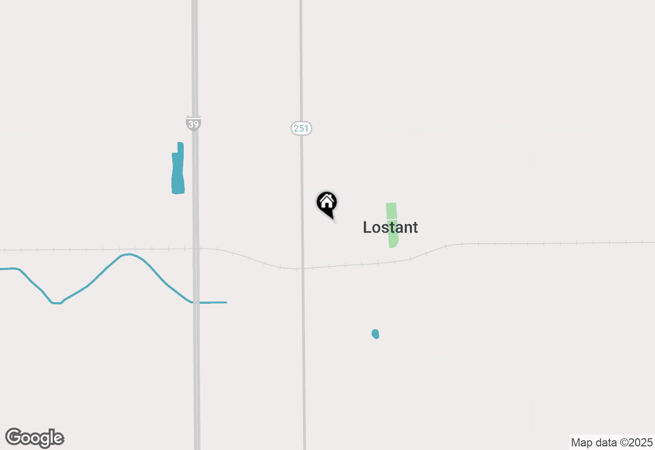 Map of 410 W 2nd Street, Lostant, IL 61334