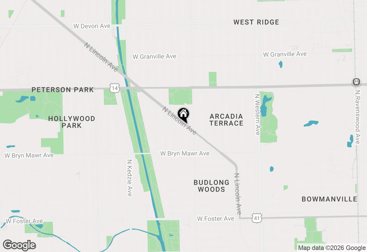 Map of 5766 N Lincoln Avenue #301, Chicago, IL 60659