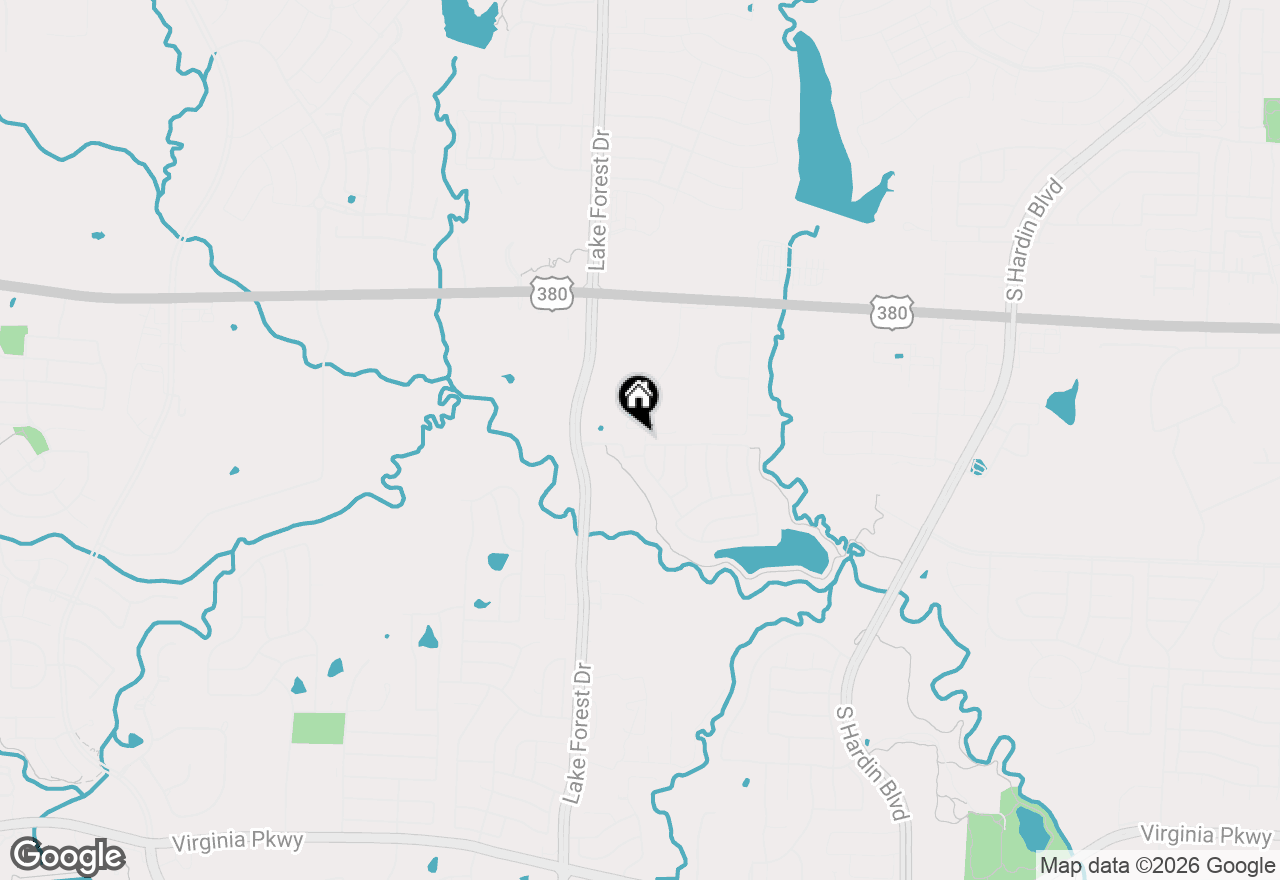 Map of 1701 Meadow Ranch Road, Mckinney, TX 75071