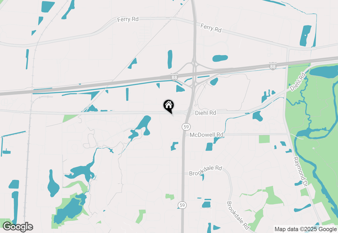 Map of 2031 Alta Vista Court, Naperville, IL 60563