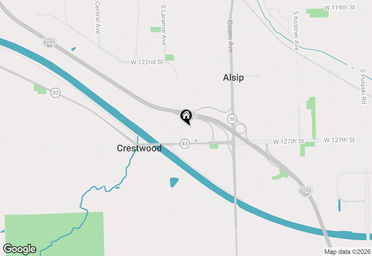 Map of 12559 S Holiday Drive #C, Alsip, IL 60803