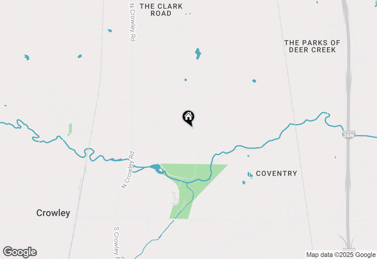 Map of 656 Minkel Drive, Crowley, TX 76036