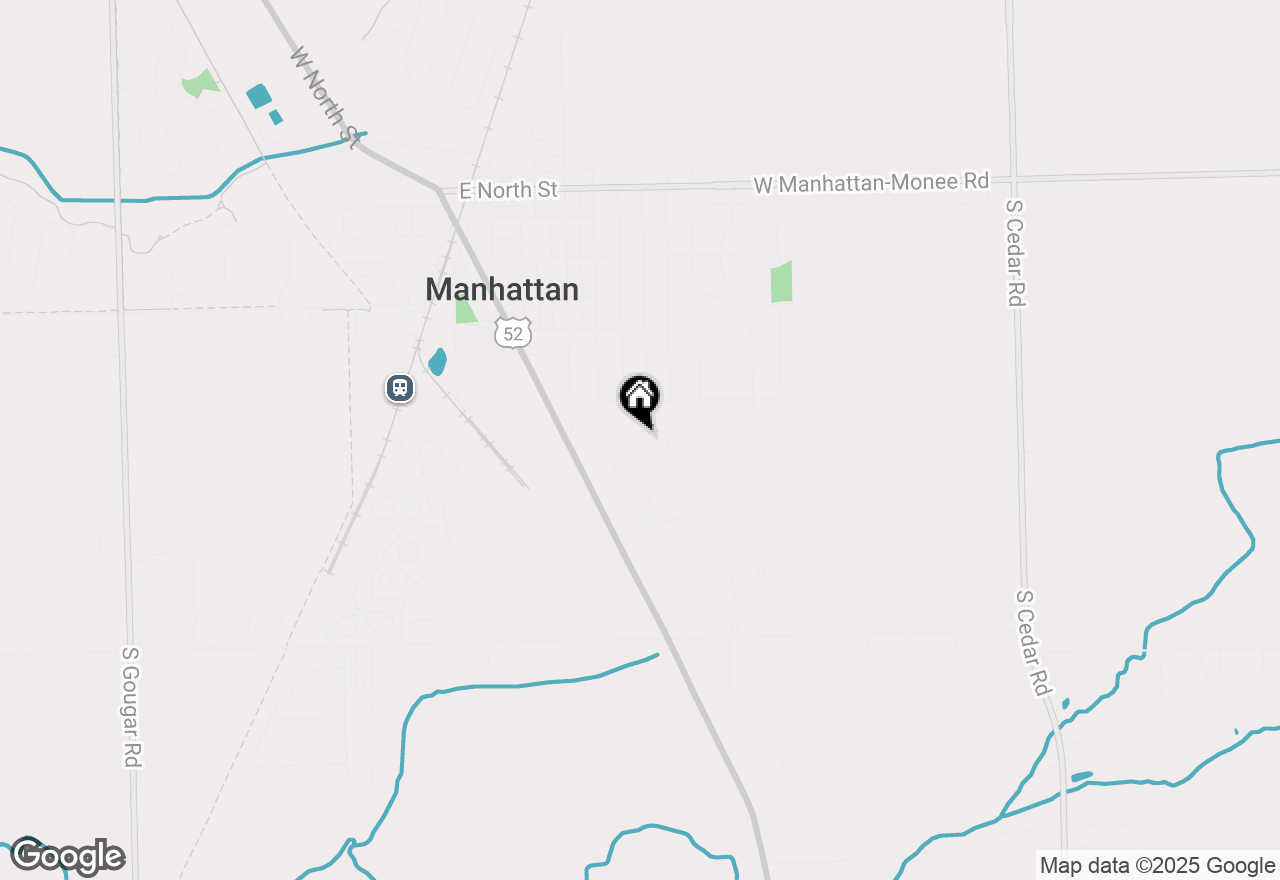 Map of 15043 W Oxford Lane, Manhattan, IL 60442