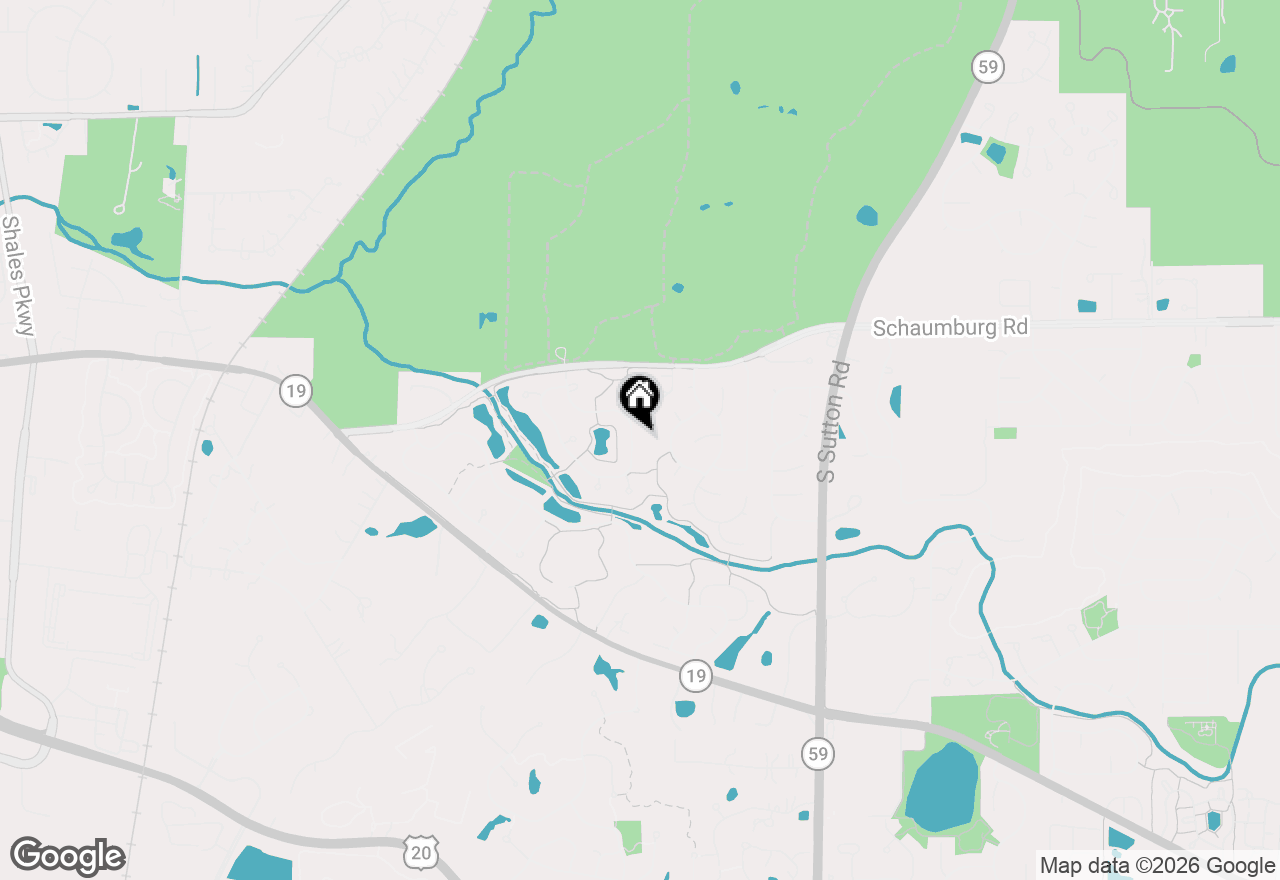 Map of 148 Rosewood Drive, Streamwood, IL 60107