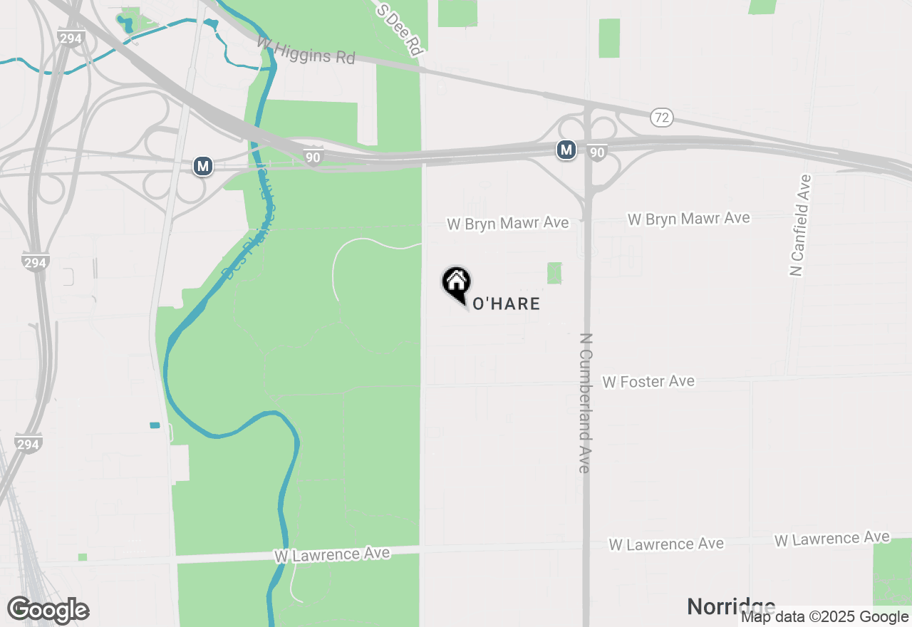 Map of 8710 W Evelyn Lane #204, Chicago, IL 60656