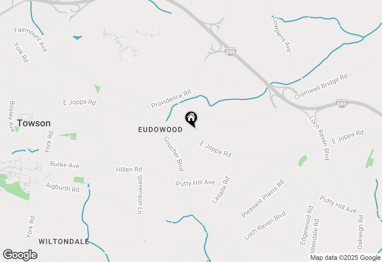 Map of 125 Edgewood Road, Baltimore, MD 21286