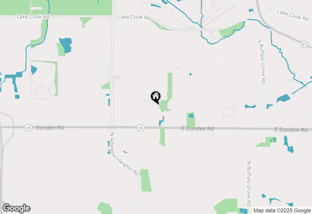 Map of 813 Stradford Circle #813, Buffalo Grove, IL 60089