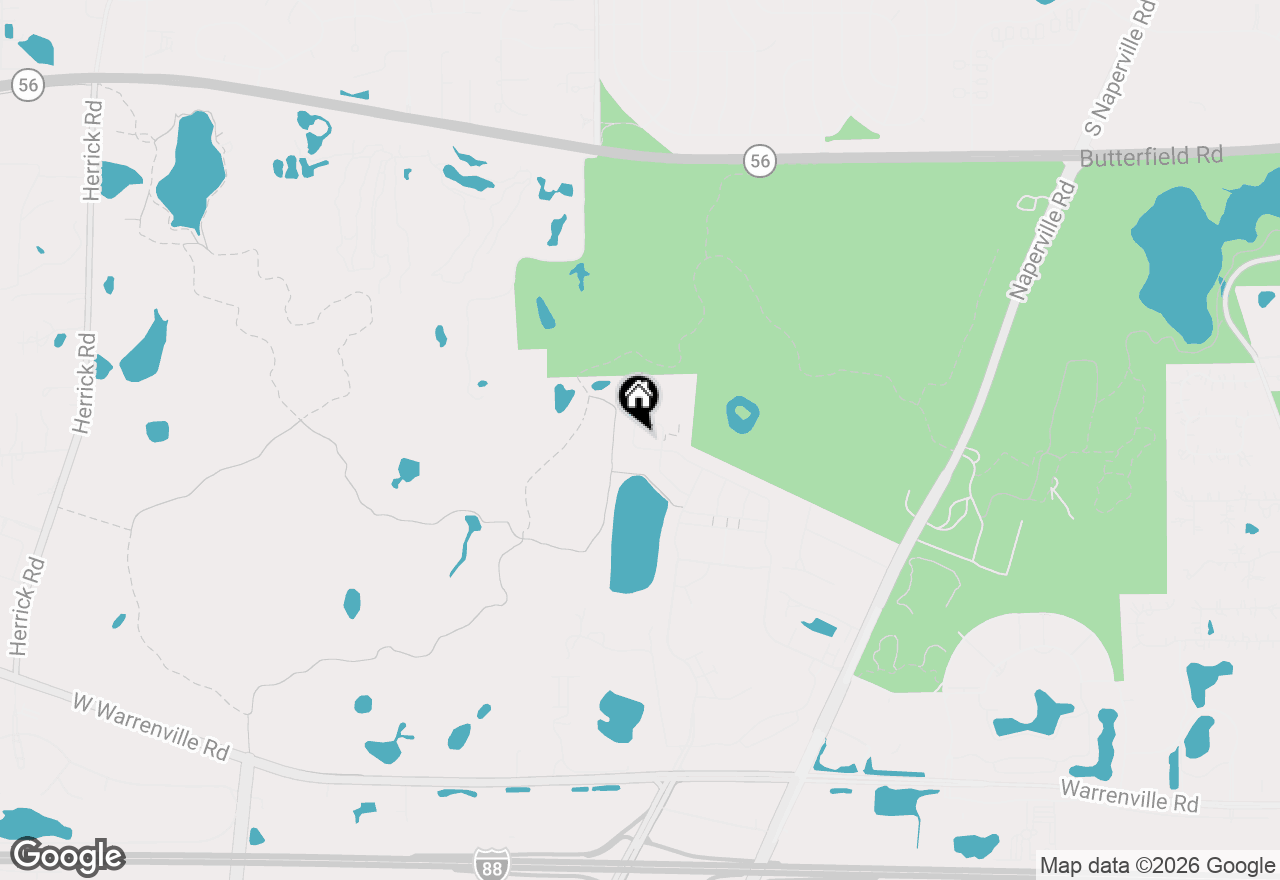 Map of 2552 Weatherbee Lane, Naperville, IL 60563