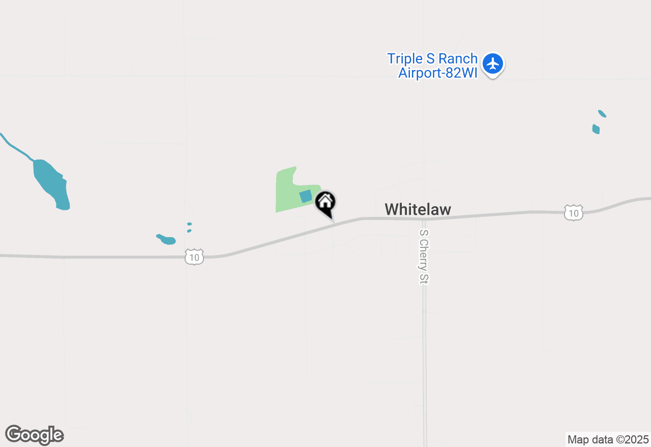 Map of 202 N Hickory St, Whitelaw, WI 54247