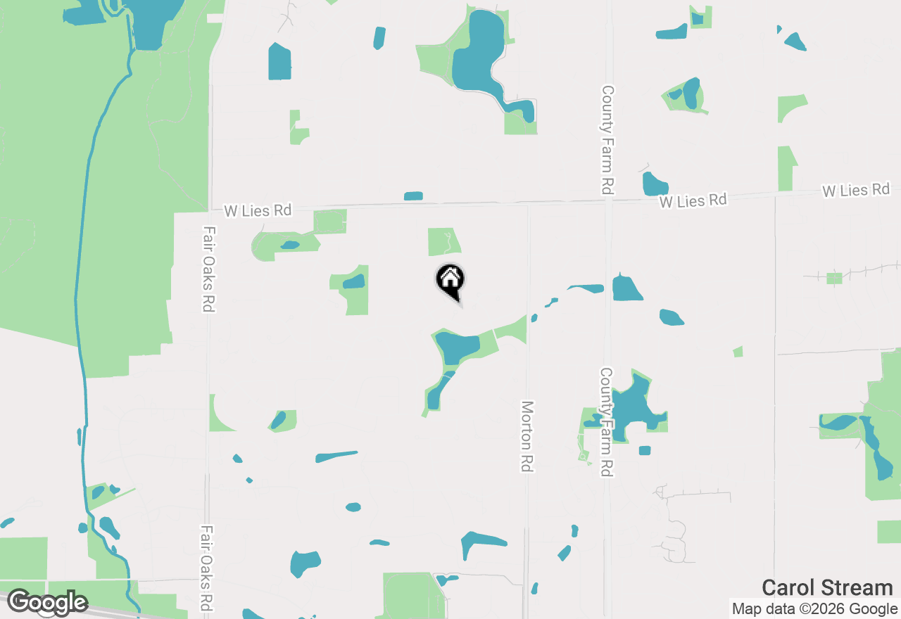 Map of 1095 Gunsmoke Court, Carol Stream, IL 60188
