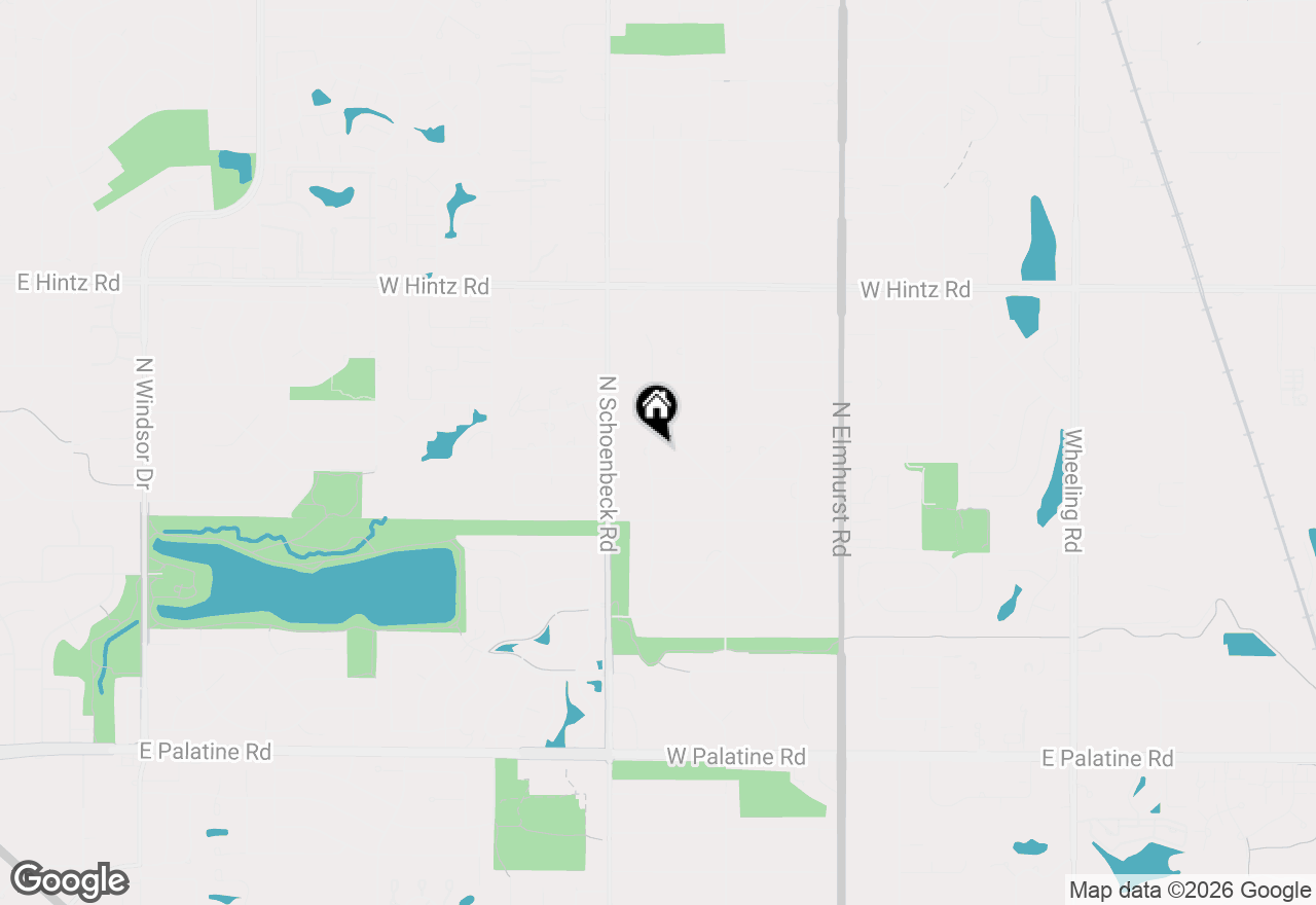 Map of 1011 W Wildwood Drive, Prospect Heights, IL 60070