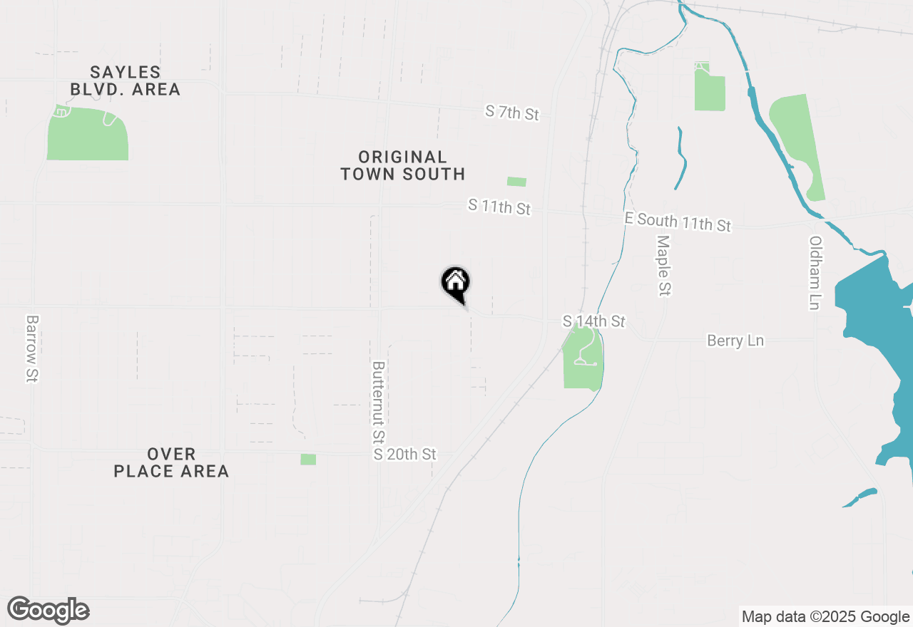 Map of 1410 Oak Street, Abilene, TX 79602