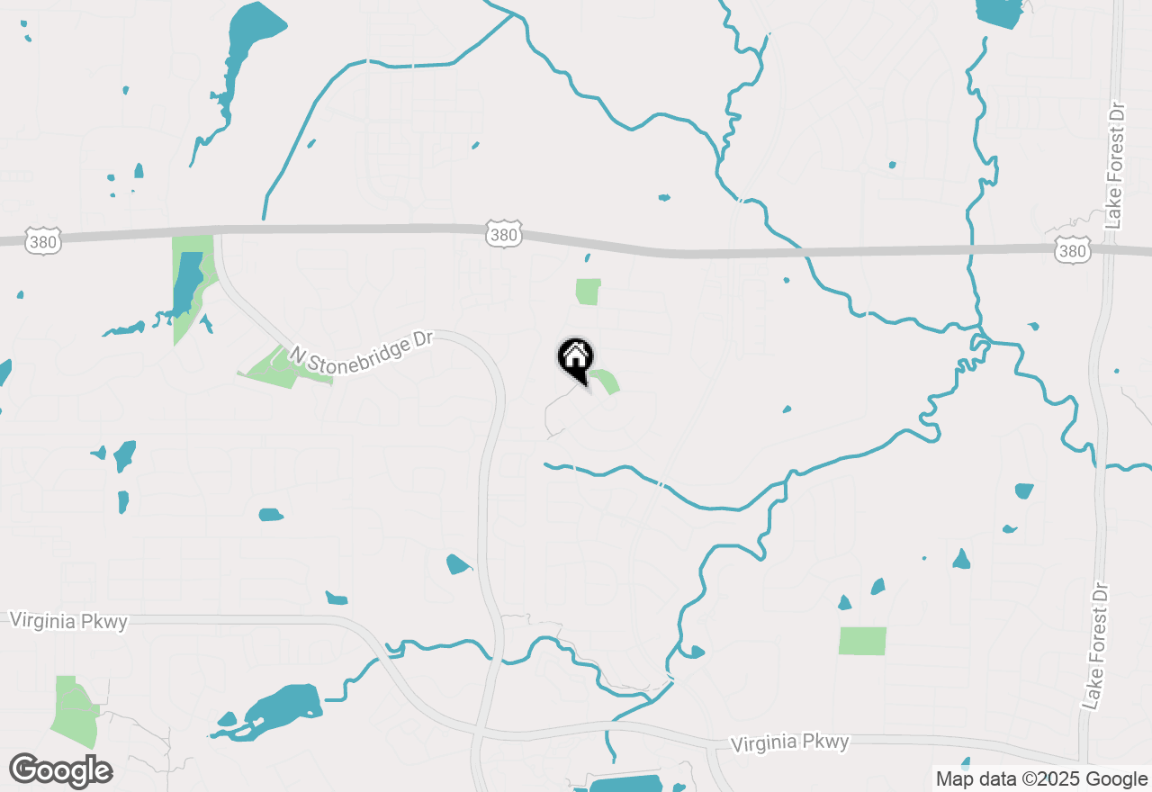 Map of 1004 Moss Cliff Circle, Mckinney, TX 75071