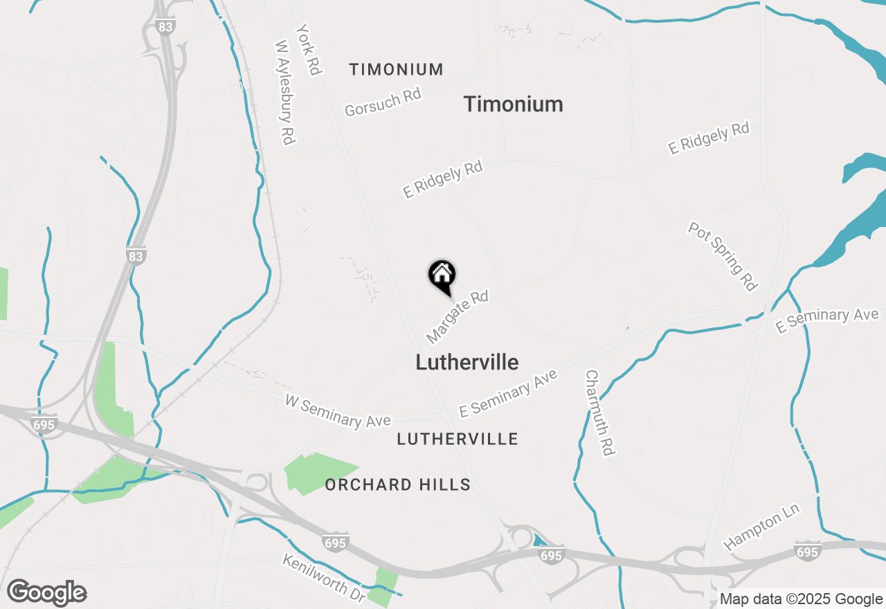 Map of 1521 Melton Road, Lutherville Timonium, MD 21093