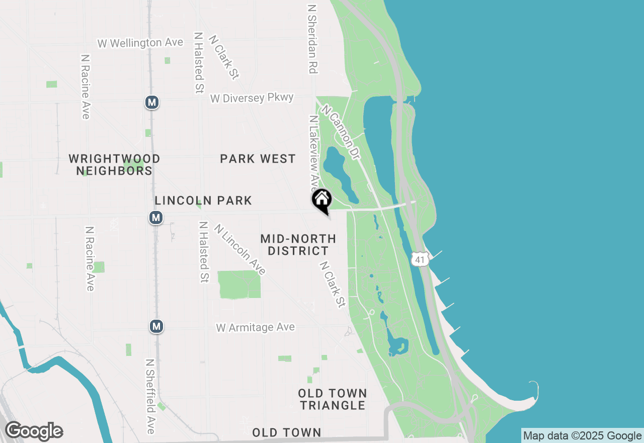 Map of 2340 N Commonwealth Avenue #403, Chicago, IL 60614