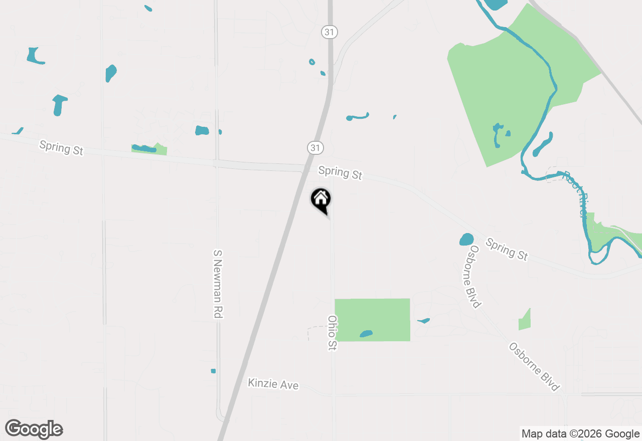 Map of 4723 Shirley Ave, Mount Pleasant, WI 53406