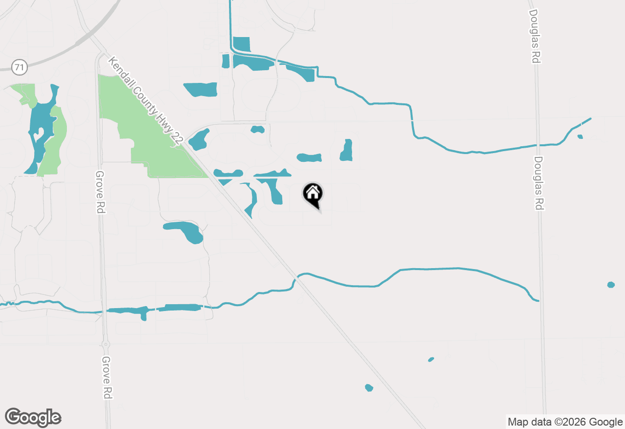 Map of 147 Linden Drive, Oswego, IL 60543