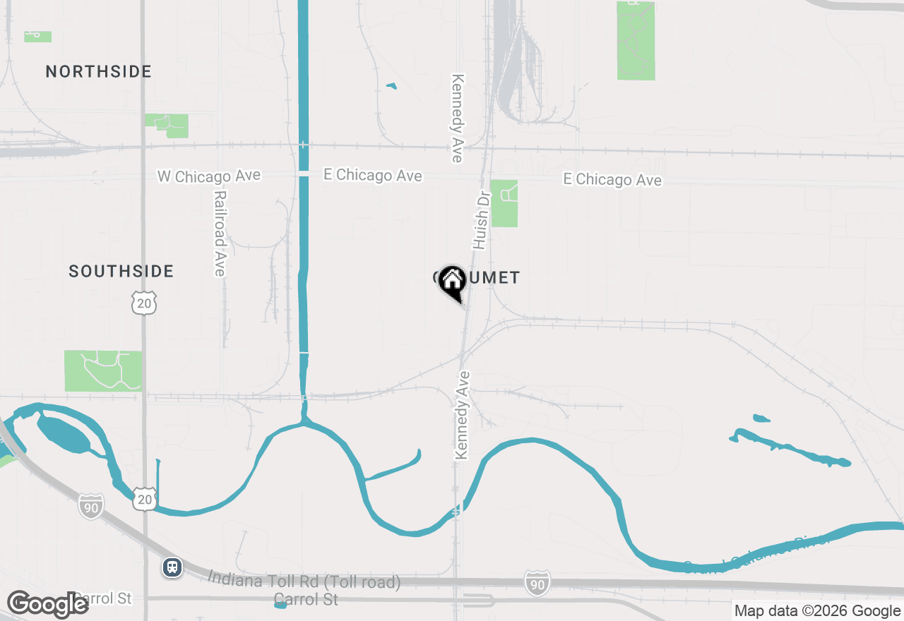 Map of 4944 Kennedy Avenue, East Chicago, IN 46312