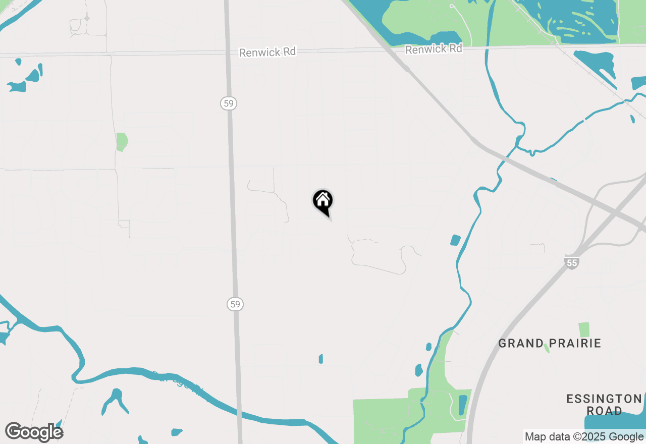 Map of 23653 W Ewing Drive, Plainfield, IL 60586