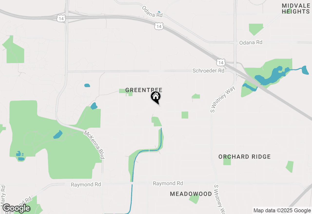 Map of 6202 Piping Rock Road, Madison, WI 53711