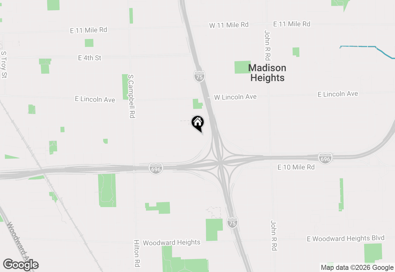 Map of 2424 Dallas Avenue, Royal Oak, MI 48067