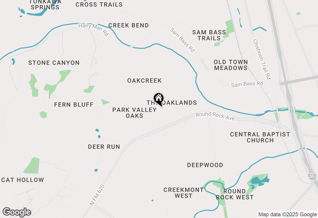Map of 516 Oakwood Blvd, Round Rock, TX 78681