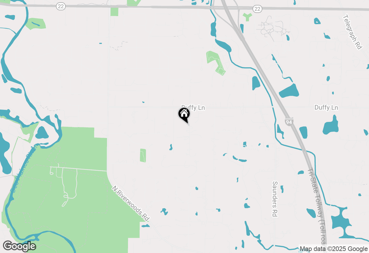 Map of 1890 Robinwood Lane, Riverwoods, IL 60015