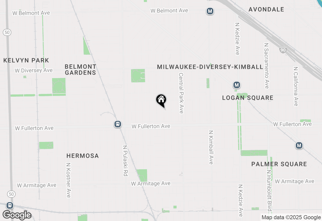 Map of 3720 W Altgeld Street #1W, Chicago, IL 60647