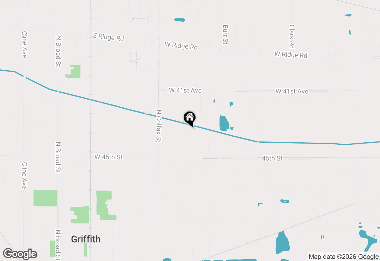 Map of 4320 Calhoun Street, Gary, IN 46408
