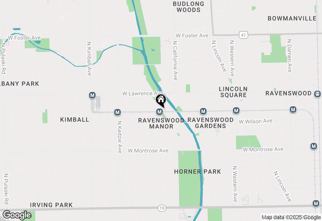 Map of 4670 N Manor Avenue, Chicago, IL 60625
