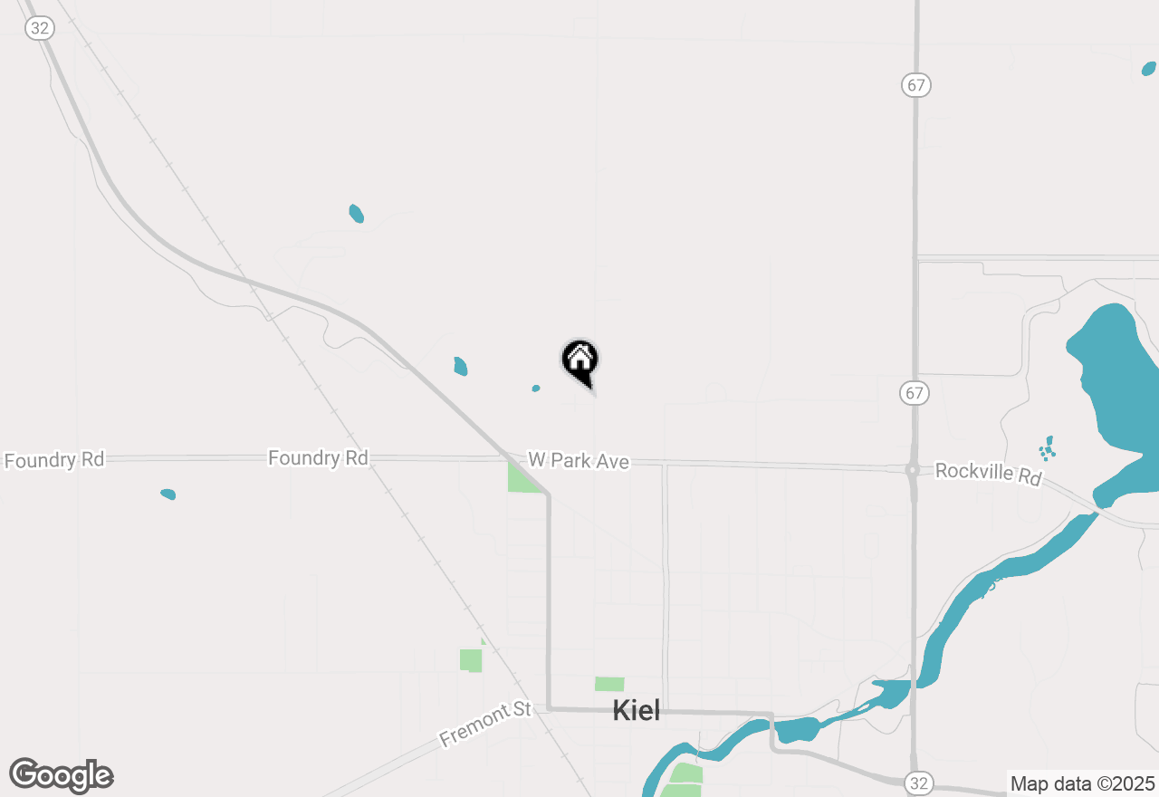 Map of 622 Miller Ct, Kiel, WI 53042