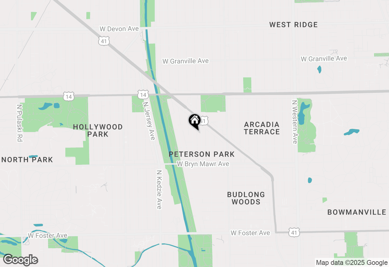 Map of 5747 N Sacramento Avenue, Chicago, IL 60659