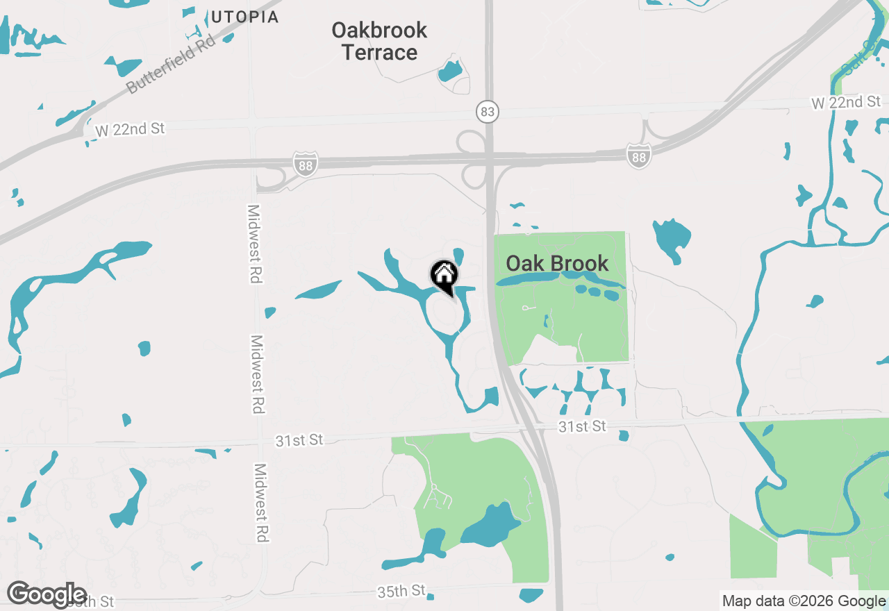 Map of 98 Briarwood Circle, Oak Brook, IL 60523